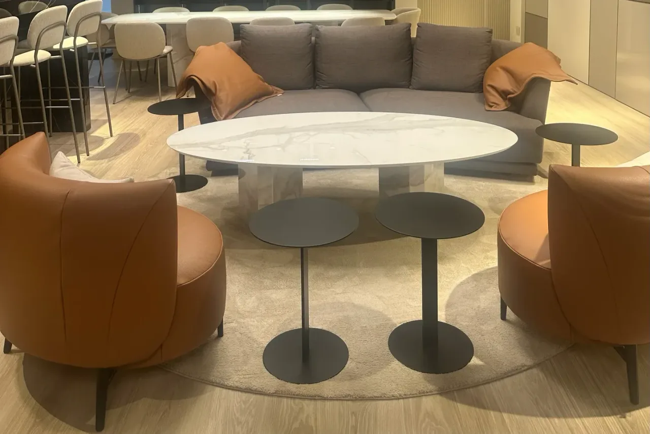 Table basse en Statuario