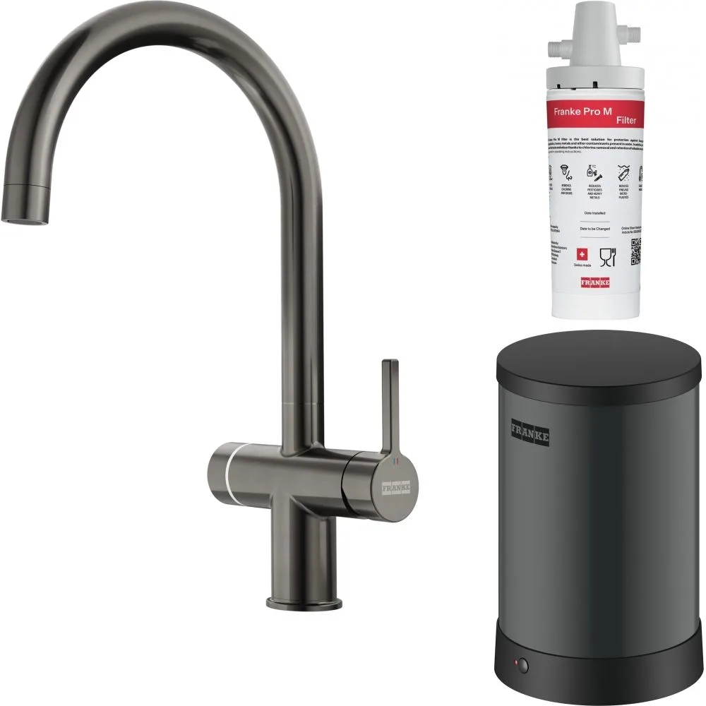MITIGEUR FILTRANT MARIS HUB EAU BOUILLANTE ANTHRACITE